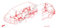 KABELBAUM(3) für Honda ODYSSEY EXI 5 Türen 5 gang automatikgetriebe 2010