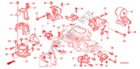 MOTORBEFESTIGUNGEN('07 ) für Honda ODYSSEY EXI 5 Türen 5 gang automatikgetriebe 2009