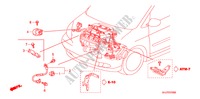 MOTORKABELBAUM, STREBE für Honda ODYSSEY EXI 5 Türen 5 gang automatikgetriebe 2010