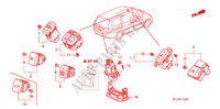SCHALTER für Honda ODYSSEY EXL 5 Türen 5 gang automatikgetriebe 2006