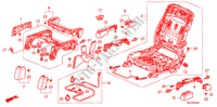 VORNE SITZKOMPONENTEN(R.)('08 )(1) für Honda ODYSSEY EXI 5 Türen 5 gang automatikgetriebe 2010