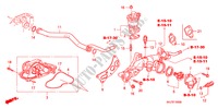 WASSERPUMPE für Honda ODYSSEY EXI 5 Türen 5 gang automatikgetriebe 2009