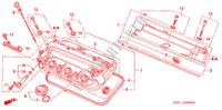 ZYLINDERKOPFDECKEL für Honda ODYSSEY EXL 5 Türen 5 gang automatikgetriebe 2009