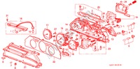 DREHZAHLMESSERKOMPONENTE (NS) für Honda ACCORD EX 4 Türen 4 gang automatikgetriebe 1988