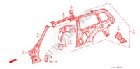 GEHAEUSESTRUKTUR(5)(2D) für Honda ACCORD EX 3 Türen 4 gang automatikgetriebe 1988