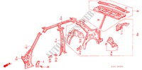 GEHAEUSESTRUKTUR(6)(4D) für Honda ACCORD EX 4 Türen 4 gang automatikgetriebe 1988