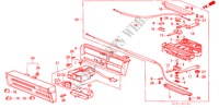 HEIZUNGSREGLER (KNOPFTYP) für Honda ACCORD LX 4 Türen 4 gang automatikgetriebe 1988
