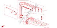 HOCHSPANNUNGSKABEL/ ZUENDKERZE(DOHC) für Honda ACCORD 2.0I-16 4 Türen 5 gang-Schaltgetriebe 1988
