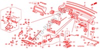 INSTRUMENTENBRETT(LH) für Honda ACCORD EX 4 Türen 4 gang automatikgetriebe 1988