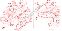 KLIMAANLAGE (SCHLAEUCHE/LEITUNGEN) für Honda ACCORD EX-2.0I 4 Türen 5 gang-Schaltgetriebe 1988