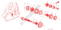 NEBENWELLE/ VORGELEGEWELLEN ZAHNRAD für Honda ACCORD 2.0I-16 4 Türen 5 gang-Schaltgetriebe 1988