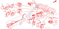 SCHALTER(1) für Honda ACCORD EX-2.0I 4 Türen 5 gang-Schaltgetriebe 1988