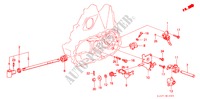 SCHALTSTANGE/SCHALTHEBELHALTERUNG für Honda ACCORD 2.0I-16 4 Türen 5 gang-Schaltgetriebe 1988