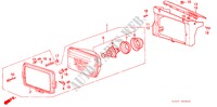 SCHEINWERFER(1) für Honda ACCORD EX-2.0I 3 Türen 4 gang automatikgetriebe 1988
