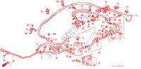 SERVOLENKLEITUNG(RH) für Honda ACCORD EX 4 Türen 4 gang automatikgetriebe 1988