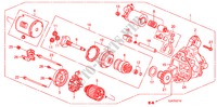 ANLASSER(MITSUBISHI)( '08) für Honda LEGEND LEGEND 4 Türen 5 gang automatikgetriebe 2008