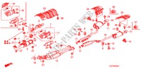 AUSPUFFROHR/SCHALLDAEMPFER für Honda LEGEND LEGEND 4 Türen 5 gang automatikgetriebe 2010