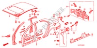 AUSSENBLECHE/TAFEL, HINTEN für Honda LEGEND LEGEND 4 Türen 5 gang automatikgetriebe 2009