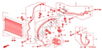 KLIMAANLAGE(SCHLAEUCHE/LEITUNGEN)(LH) für Honda LEGEND LEGEND 4 Türen 5 gang automatikgetriebe 2009