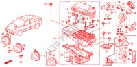 STEUERGERAT(MOTORRAUM)(1) für Honda LEGEND LEGEND 4 Türen 5 gang automatikgetriebe 2010