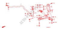 UNTERER ARM, VORNE für Honda LEGEND LEGEND 4 Türen 5 gang automatikgetriebe 2010