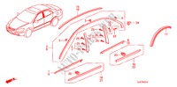 ZIERLEISTE für Honda LEGEND LEGEND 4 Türen 5 gang automatikgetriebe 2010