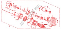 ANLASSER(DENSO) (1.8L) für Honda FR-V 1.8 EXECUTIVE 5 Türen 6 gang-Schaltgetriebe 2008