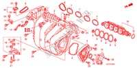 ANSAUGKRUEMMER(1.8L) für Honda FR-V 1.8 EXECUTIVE 5 Türen 5 gang automatikgetriebe 2009