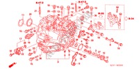 GETRIEBEGEHAEUSE (DIESEL) für Honda FR-V 2.2 COMFORT 5 Türen 6 gang-Schaltgetriebe 2006