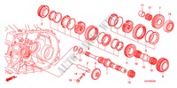 HAUPTWELLE(1.8L) für Honda FR-V 1.8 EXECUTIVE 5 Türen 6 gang-Schaltgetriebe 2009