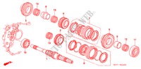 HAUPTWELLE(DIESEL) für Honda FR-V 2.2 EXECUTIVE 5 Türen 6 gang-Schaltgetriebe 2009