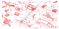 INSTRUMENTENBRETT(BEIFAHRERSEITE) (LH) für Honda FR-V 2.2 COMFORT 5 Türen 6 gang-Schaltgetriebe 2006