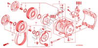 KLIMAANLAGE (KOMPRESSOR) (DIESEL) für Honda FR-V 2.2 COMFORT 5 Türen 6 gang-Schaltgetriebe 2006