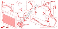 KLIMAANLAGE(SCHLAEUCHE/LEITUNGEN)(DIESEL)(RH) für Honda FR-V 2.2 ES 5 Türen 6 gang-Schaltgetriebe 2008