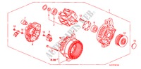 LICHTMASCHINE(DENSO) (DIESEL) für Honda FR-V 2.2 EXECUTIVE 5 Türen 6 gang-Schaltgetriebe 2009
