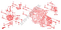 LICHTMASCHINENHALTERUNG(1.8L) für Honda FR-V 1.8 EX 5 Türen 6 gang-Schaltgetriebe 2009