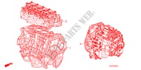 MOTOREINHEIT/GETRIEBE KOMPL.(1.8L) für Honda FR-V 1.8 EX 5 Türen 6 gang-Schaltgetriebe 2009