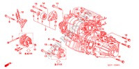 MOTORHALTERUNG (2.0L) für Honda FR-V 2.0 COMFORT 5 Türen 6 gang-Schaltgetriebe 2006