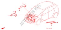 MOTORKABELBAUM, STREBE(LH) (DIESEL) für Honda FR-V 2.2 EXECUTIVE 5 Türen 6 gang-Schaltgetriebe 2009