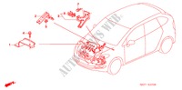 MOTORKABELBAUM, STREBE(RH) (DIESEL) für Honda FR-V 2.2 EX 5 Türen 6 gang-Schaltgetriebe 2007