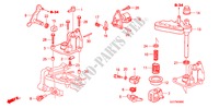 SCHALTARM/SCHALTHEBEL (1.8L) für Honda FR-V 1.8 EX 5 Türen 6 gang-Schaltgetriebe 2009