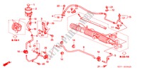 SERVOLENKLEITUNGEN(2.0L) (LH) für Honda FR-V 2.0 COMFORT 5 Türen 6 gang-Schaltgetriebe 2006