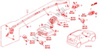 SRS EINHEIT(LH) für Honda FR-V 2.0 COMFORT 5 Türen 6 gang-Schaltgetriebe 2006