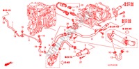 WASSERSCHLAUCH(DIESEL) für Honda FR-V 2.2 COMFORT 5 Türen 6 gang-Schaltgetriebe 2006