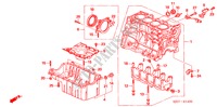 ZYLINDERBLOCK/OELWANNE (1.7L) für Honda FR-V 1.7 5 Türen 5 gang-Schaltgetriebe 2006