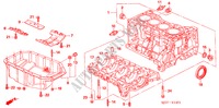 ZYLINDERBLOCK/OELWANNE (2.0L) für Honda FR-V 2.0 COMFORT 5 Türen 6 gang-Schaltgetriebe 2006