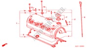 ZYLINDERKOPFDECKEL (1.7L) für Honda FR-V 1.7 S 5 Türen 5 gang-Schaltgetriebe 2005