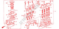 A.L.B. MODULATOR( '91) für Honda CONCERTO 1.6I 5 Türen 4 gang automatikgetriebe 1991