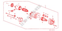 ANLASSER(DENSO)(1) für Honda CONCERTO 1.5I 5 Türen 5 gang-Schaltgetriebe 1991