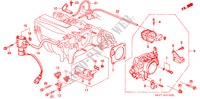 DROSSELKLAPPENGEHAEUSE(PGM FI) (1.6L) für Honda CONCERTO 1.6I 5 Türen 4 gang automatikgetriebe 1993